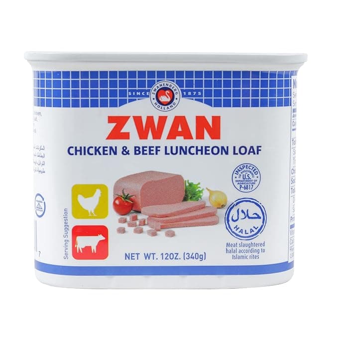 Zwan Luncheon Halal Meat, Chicken/Beef, 12 Ounce — photo 1