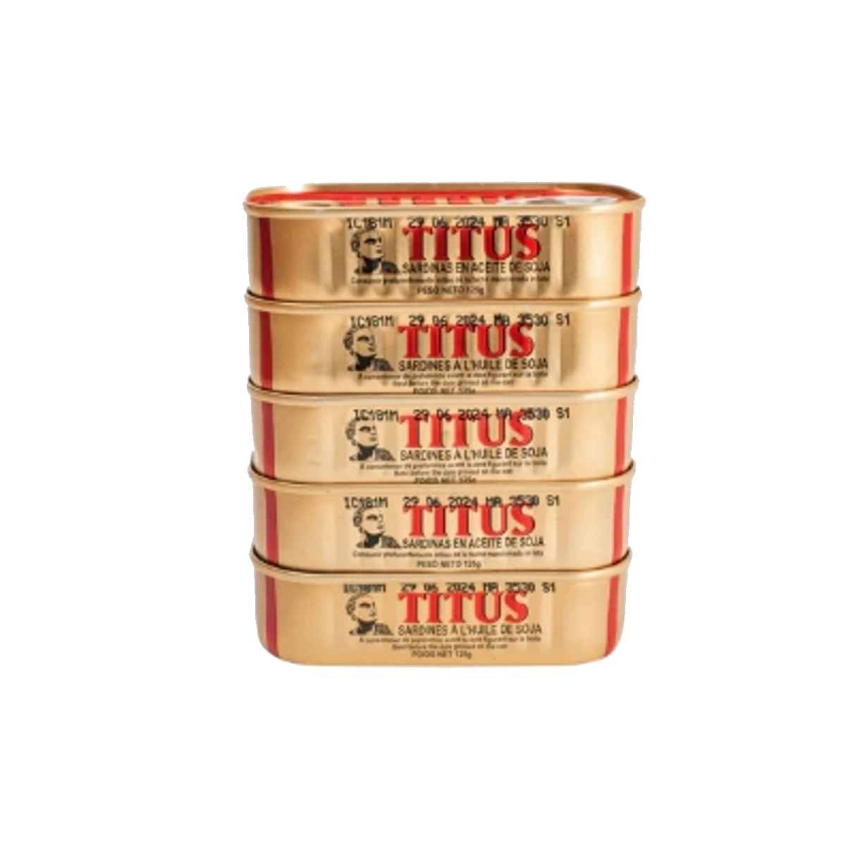 Titus Sardines - 125g (Pack of 5) — photo 1
