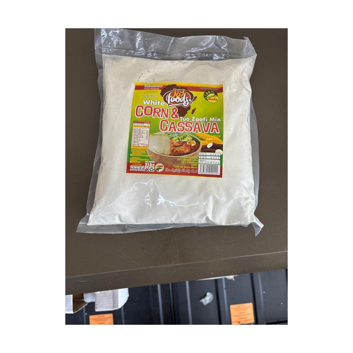 JOy Foods Whote Corn & Cassava 3 LBS(Tuo Zaafi Mix)